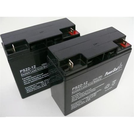 Powerstar PowerStar PS12-22-2Pack101 APC Smart UPS 1000XL Replacement SLA Battery - Pack of 2 PS12-22-2Pack101